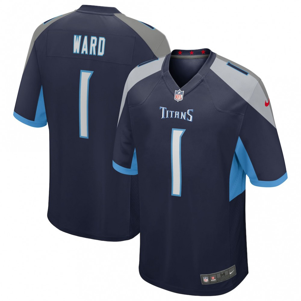 Cameron Ward Tennessee Titans Nike 2025 NFL Draft First Round Pick Alternate Game Jersey - Navy-GridironStore